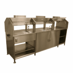 TBJ Multi-user Backdraft Workstation  Model 30-120 BD-SE