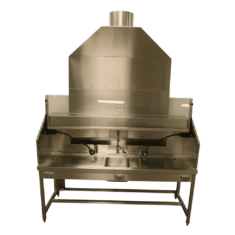 TBJ Semi-Enclosed Backdraft Workstation  Model 29-72 BD-SE