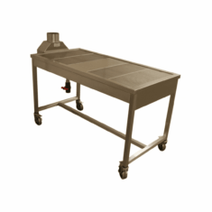 TBJ Mobile Downdraft Workstation 30-60 DD-M no sink