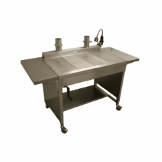 TBJ Mobile Downdraft Surgery Table 32-48 DD-M no sink